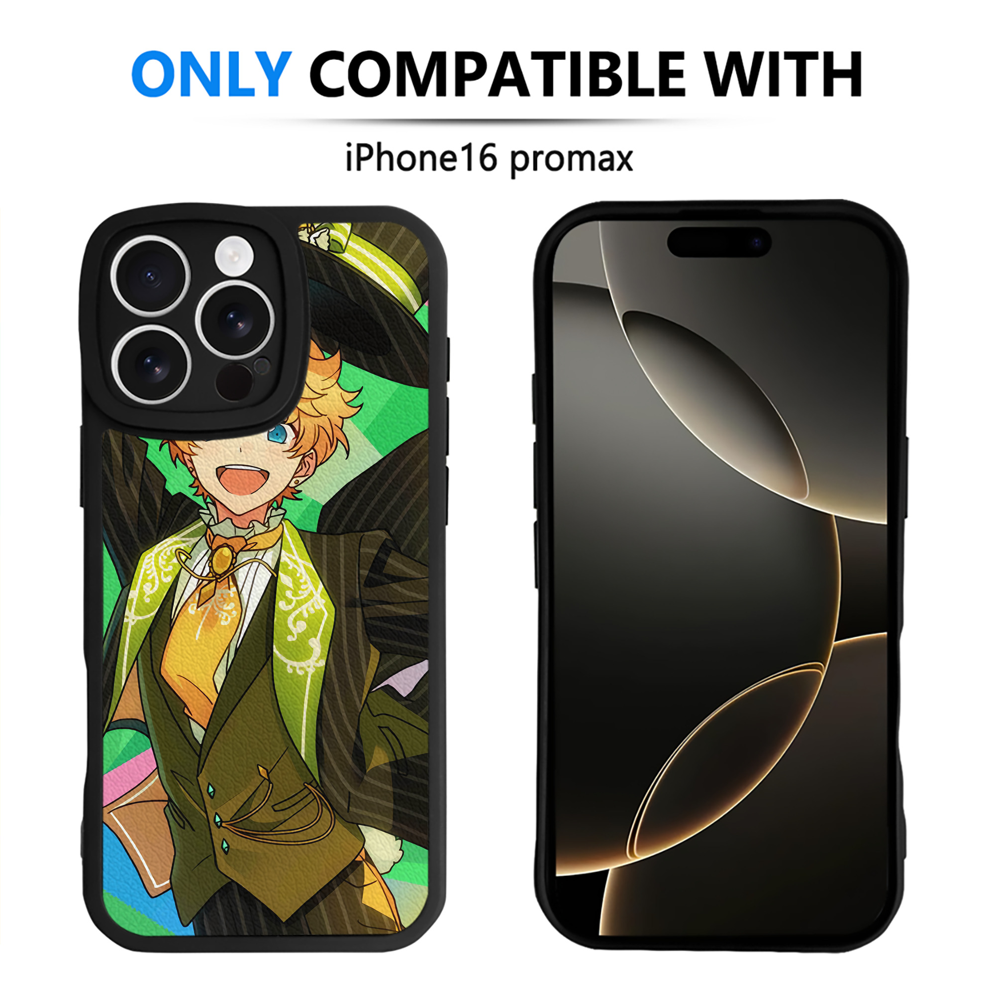（画像用） あんさんぶるスターズ! Ensemble Stars 【iPhone 16シリーズ対応】シリコンスマホケース（レザー調） 材質：シリコン